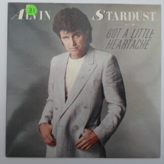 Alvin Stardust Got A Little Heartache 7" Chrysalis CHS2856 EX/EX 1985 picture sleeve