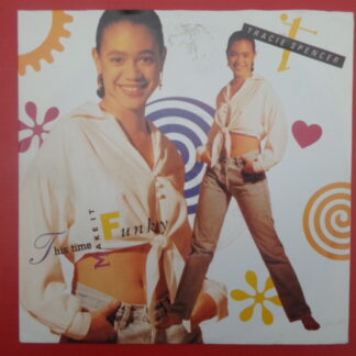Tracie Spencer This Time Make It Funky 7" Capitol CL621 EX/EX 1990 picture sleeve