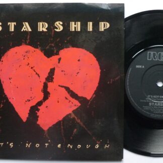 Starship It's Not Enough 7" RCA PB49357 EX/EX 1989 picture sleeve