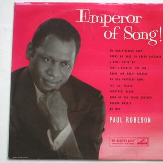 Paul Robeson Emperor Of Song 10"LP HMV DLP1165 EX/EX 1957 10 inch LP