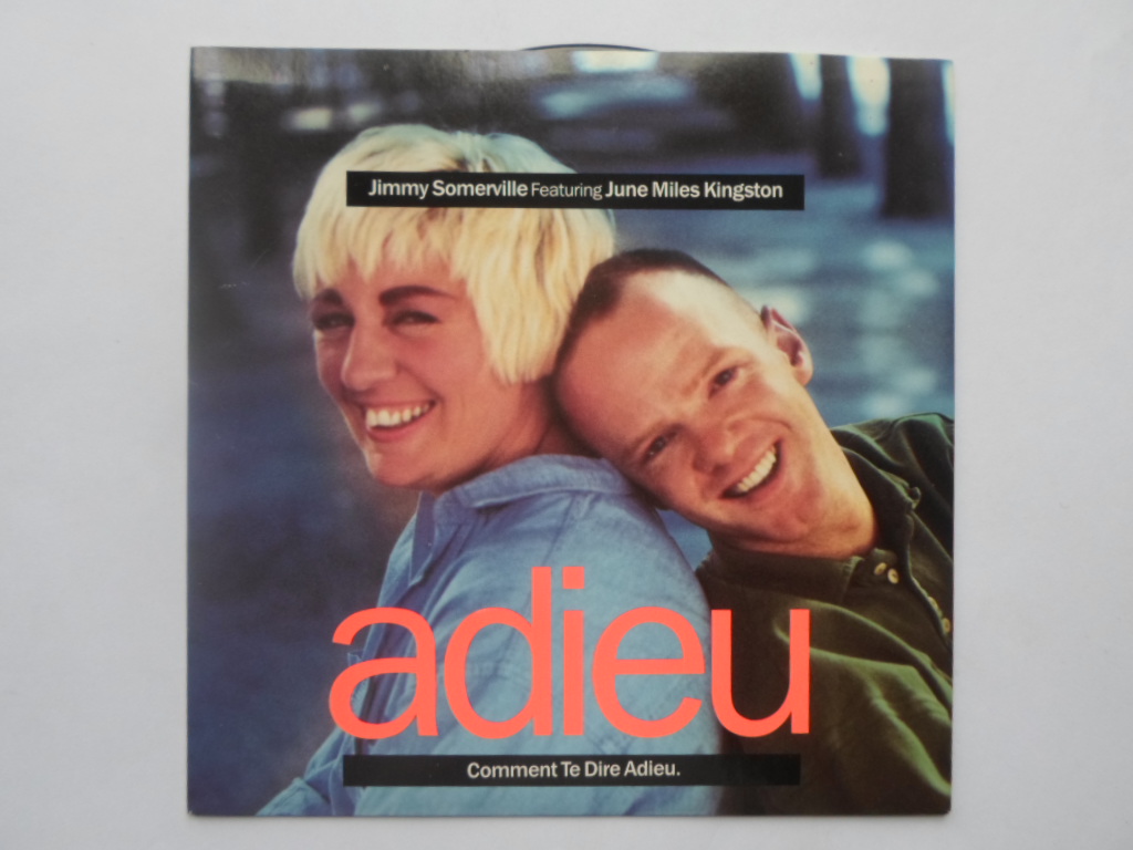 Jimmy Somerville Comment Te Dire Adieu 7" London LON241 EX/EX 1989 picture sleeve, a-side featuring June Miles Kingston