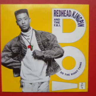 Redhead Kingpin & FBI Do The Right Thing 7" 10 TEN271 EX/EX 1989 picture sleeve