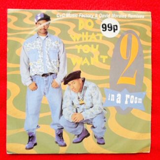 2 In A Room Do What You Want C & C Mix 7" SBK SBK32 EX/EX 1991 picture sleeve