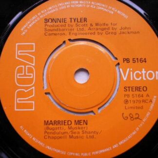 Bonnie Tyler Married Men 7" RCA PB5164 EX 1979