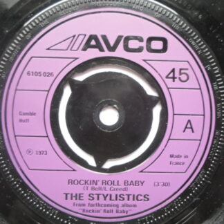 Stylistics Rockin' Roll Baby 7" Avco 6105026 EX 1973