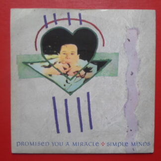 Simple Minds Promised You A Miracle 7" Virgin VS488 EX/VG 1982 picture sleeve