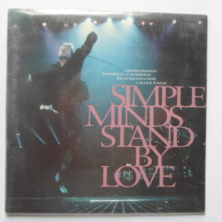 Simple Minds Stand By Love 7" Virgin VS1358 EX/VG 1991 numbered envelope sleeve with poster