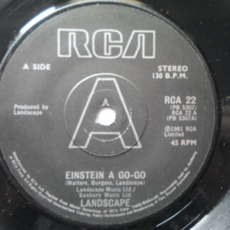 Landscape Einstein A Go-Go 7" RCA RCA22 EX 1981 black label
