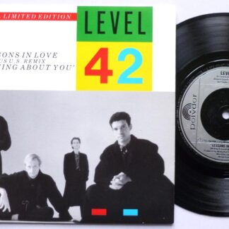 Level 42 Lessons In Love 7" Polydor POSA790 EX /EX 1986 picture sleeve