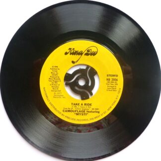 Camouflage Take A Ride 7" Honey Bee HB2006 EX 1977 US pressing, featuring Mysti