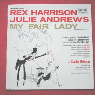 My Fair Lady LP Philips RBL1000 VG/EX 1958 Broadway cast recording, with Rex Harrison & Julie Andrews, mono