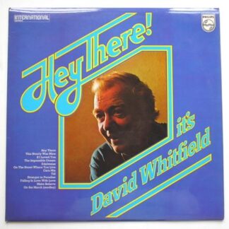 David Whitfield Hey There LP Philips 6382109 EX/EX 1975 signed, the vinyl is hardly played and is near mint. The signature is on the inner sleeve."