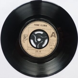 Yvonne Elliman Love Me 7" RSO 2090205 EX 1976 record has machine-cut centre