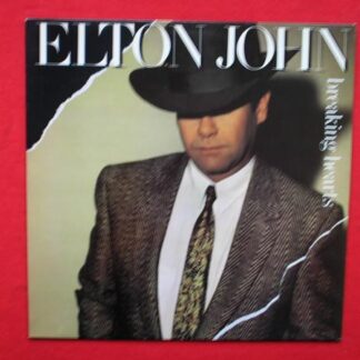 Elton John Breaking Hearts LP Rocket HISPD25 EX/EX 1984 with inner