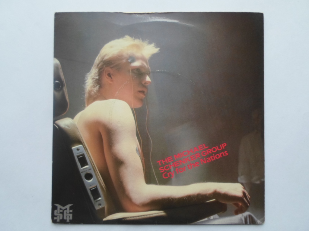 Michael Schenker Cry For The Nations 7" Chrysalis CHS2471 EX/VG 1980 clear vinyl, picture sleeve, as Michael Schenker Group