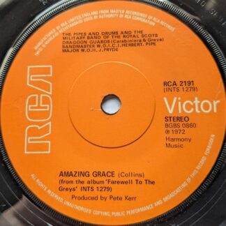Royal Scots Dragoon Guards Amazing Grace 7" RCA Victor RCA2191 EX 1972