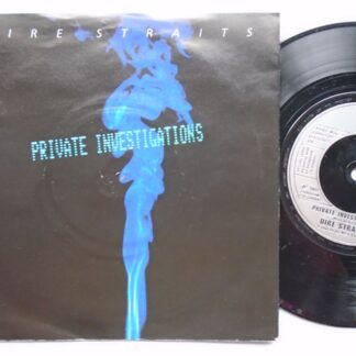 Dire Straits Private Investigations 7" Vertigo DSTR1 EX/EX 1982 picture sleeve