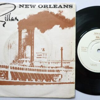 Gillan New Orleans 7" Virgin VS406 EX/VG 1981 picture sleeve has ring marks to front and rear