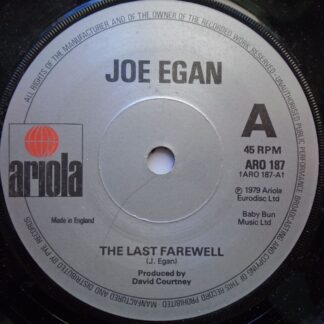 Joe Egan Last Farewell 7" Ariola ARO107 EX 1979