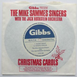 Mike Sammes Silent Night flexi Gibbs LYN1342 EX 1960s 7" flexidisc, as Mike Sammes Singers