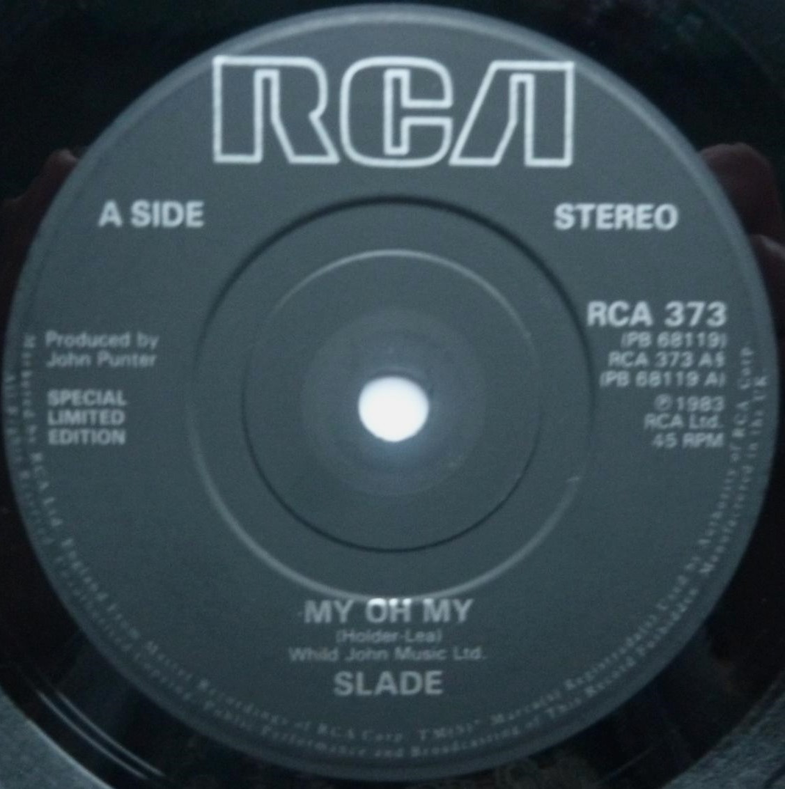 Slade My Oh My 7" RCA RCA373 EX/VG 1983 picture sleeve - Image 4