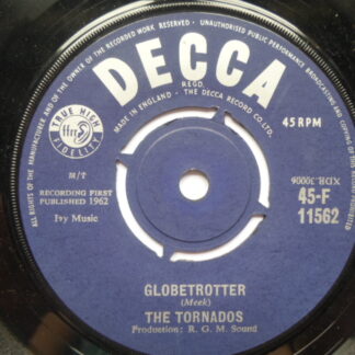 Tornados Globetrotter 7" Decca F11582 EX 1962