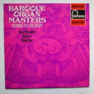 Kenneth Gilbert Baroque Organ Masters LP Fontana SFL14127 EX/EX 1970s