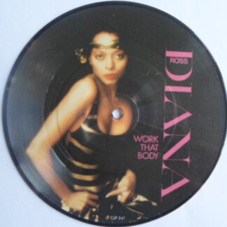 Diana Ross Work That Body 7"PD Capitol CLP241 EX 1981 7" picture disc in pvc sleeve
