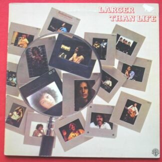 Larger Than Life LP Warner Bros K56283 EX/VG 1976 Tracks: Candi Staton - Young Hearts Run Free, Maria Muldaur - Midnight At The Oasis, Jesse Colin Young - Songbird, Alan Price - Angel Eyes, Gordon Lightfoot - Cold On The Shoulder, Linda Lewis - Feeling Feeling, Osibisa - Kangaroo, Seals And Crofts - Get