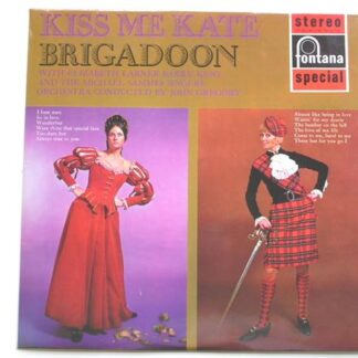 Kiss Me Kate & Brigadoon LP Fontana SL13020 EX/EX 1960s with Barry Kent & Elizabeth Larner