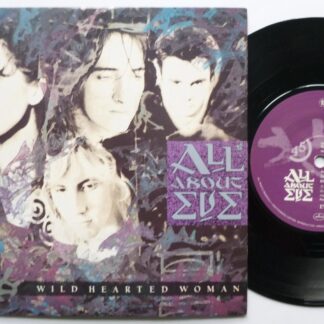 All About Eve Wild Hearted Women 7" Mercury EVEN6 EX/EX 1988 picture sleeve, paper label