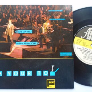 Elvis Costello & Attractions I'm Your Toy 7" F-Beat XX21 EX/EX 1982 picture sleeve