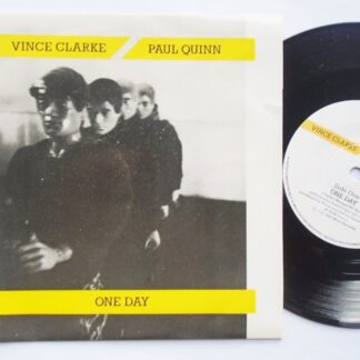 Vince Clarke & Paul Quinn One Day 7" Mute 7TAG1 EX/EX 1985 picture sleeve