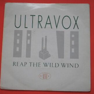 Ultravox Reap The Wild Wind 7" Chrysalis CHS2639 EX/VG 1982 picture sleeve, black vinyl