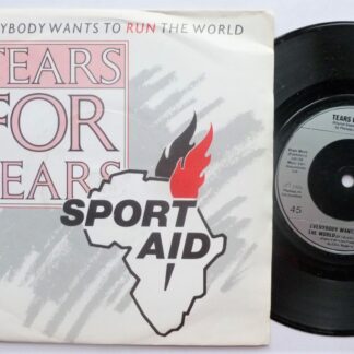 Tears For Fears Everybody Wants To Run The World 7" Mercury RACE1 EX/EX 1986 picture sleeve