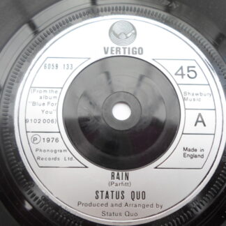 Status Quo Rain 7" Vertigo 6059133 EX 1976