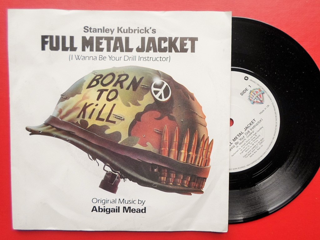 Abigail Mead Full Metal Jacket 7" Warner Bros W8187 EX/VG 1987 picture sleeve, a-side with Nigel Goulding