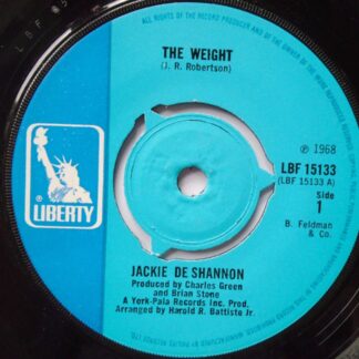 Jackie De Shannon The Weight 7" Liberty LBF15133 VG 1968