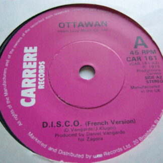 Ottawan DISCO 7" Carrere CAR161 EX 1979 there is pencil mark on side two label