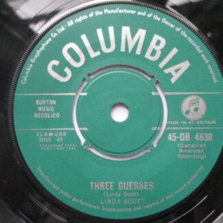 Linda Scott Three Guesses 7" Columbia DB4638 EX 1961