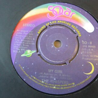 Whispers My Girl 7" Solar SO8 EX 1978
