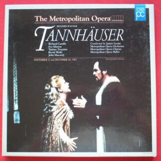 Wagner Tannhauser 2xLD Pioneer PC96133 M/EX 1996 double 12" laser disc with booklet, with Metropolitan Opera Orchestra conducted by James Levine