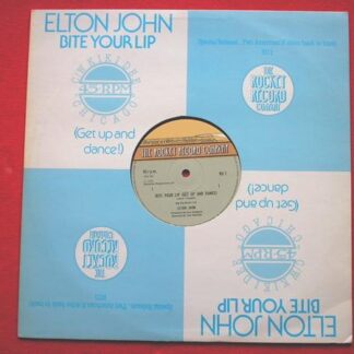 Elton John Bite Your Lip 12" Rocket RU1 EX/EX 1977 12 inch, b-side by Kiki Dee