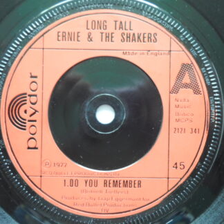 Long Tall Ernie & Shakers Do You Remember 7" Polydor 2121341 EX/VG 1977 die-cut picture sleeve
