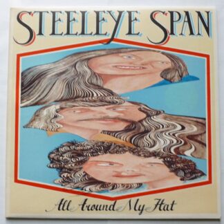 Steeleye Span All Around My Hat LP Chrysalis CHR1091 EX/EX 1975 green label, with insert