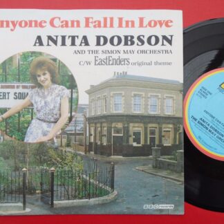 Anita Dobson Anyone Can Fall In Love 7" BBC RESL191 EX/VG 1986 Simon May Orchestra on both sides, Anita Dobson on a-side only, picture sleeve