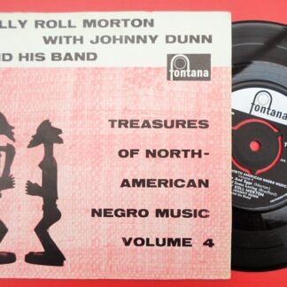 Jelly Roll Morton Treasures Of North American Negro Music Vol 4 EP Fontana TFE17263 EX/VG 1950s picture sleeve
