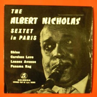 Albert Nicholas Sextet In Paris EP Columbia SEG7703 EX/EX 1950s picture sleeve