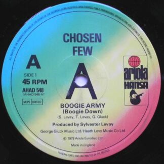Chosen Few Boogie Army 12" Ariola AHAD548 EX 1979 12 inch