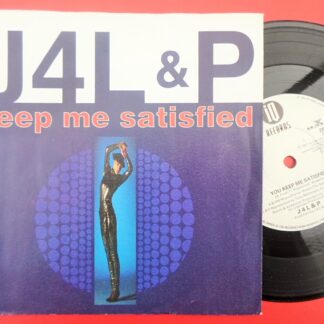 J4L & P Keep Me Satisfied 7" IQ ZB44735 EX/VG 1991 picture sleeve